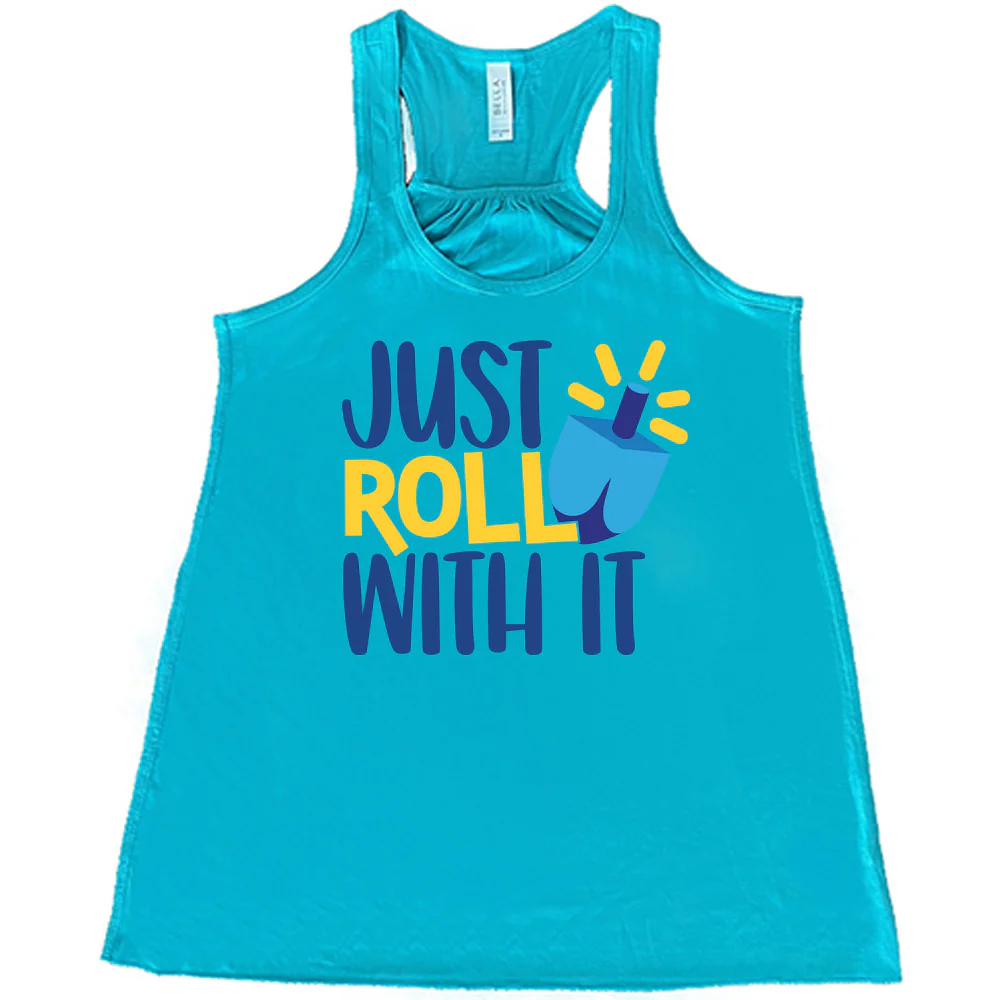 Just Roll With It Dreidel Shirt - Image 3