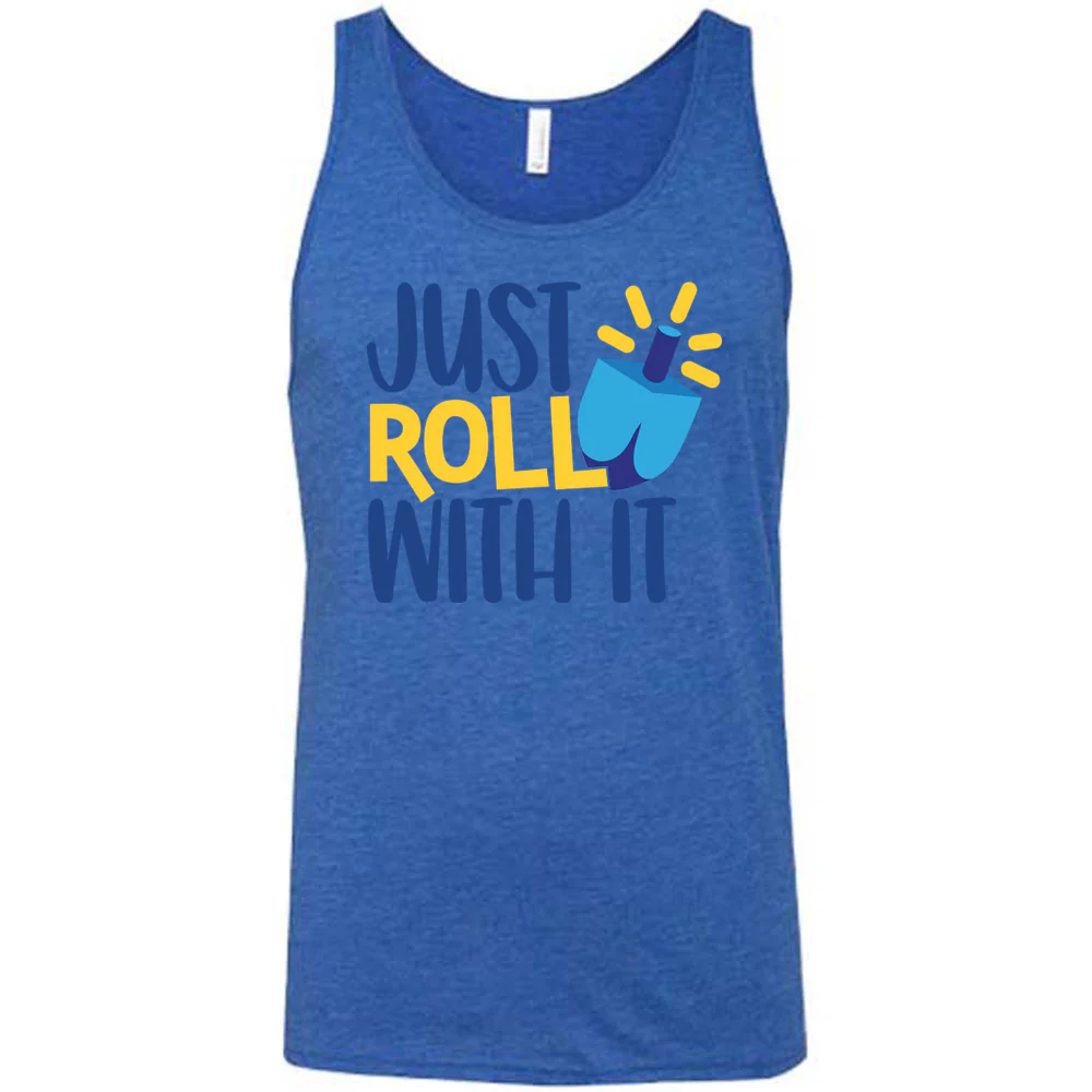 Just Roll With It Dreidel Shirt Unisex - Image 4