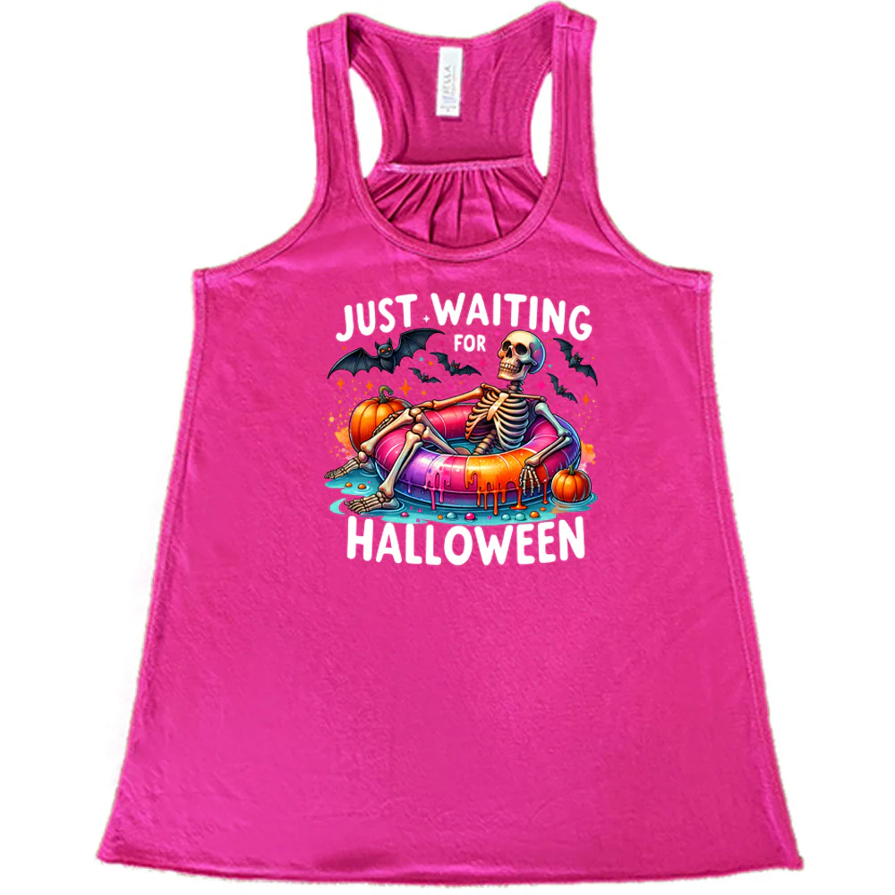 Just Waiting For Halloween Shirt - Image 2