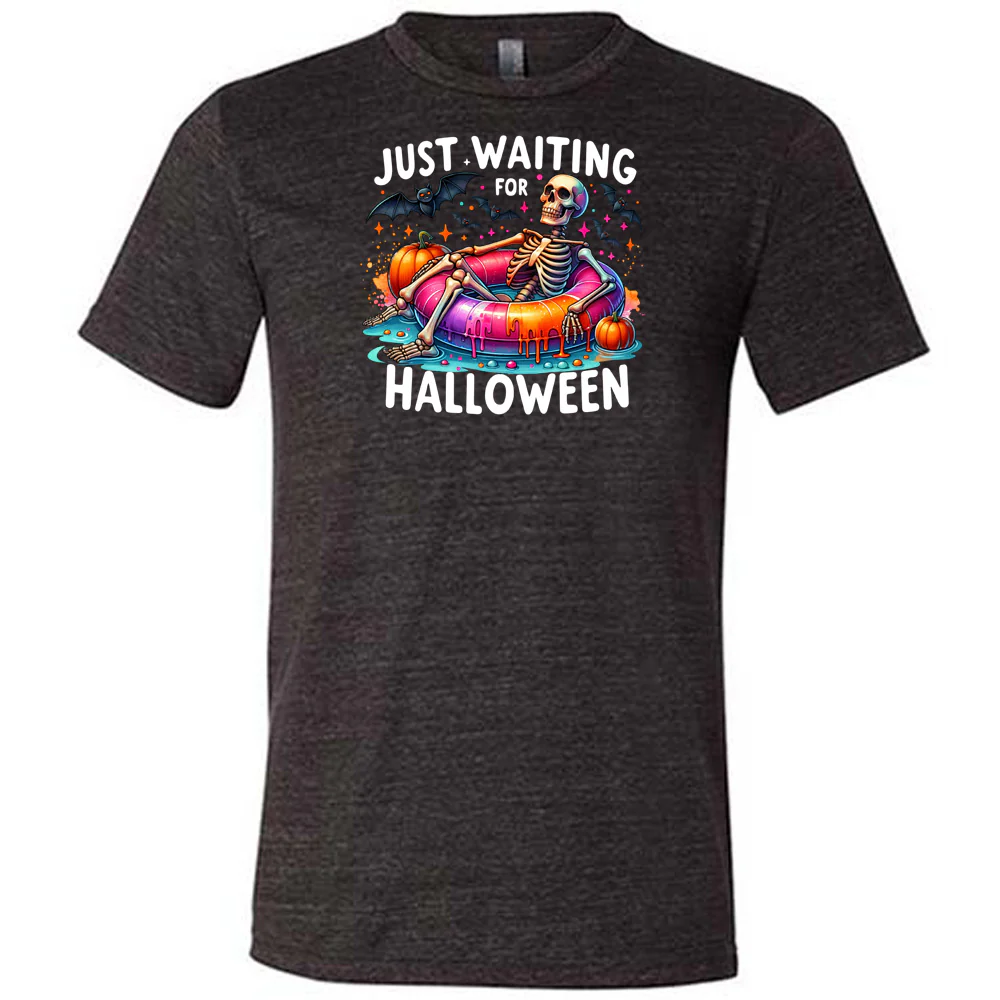 Just Waiting For Halloween Shirt Unisex - Image 2