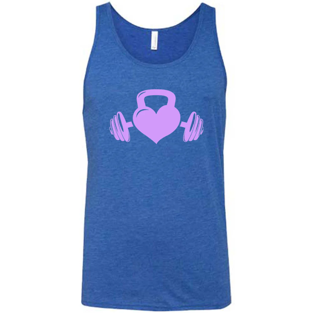 Kettlebell Heart Shirt Unisex - Image 4