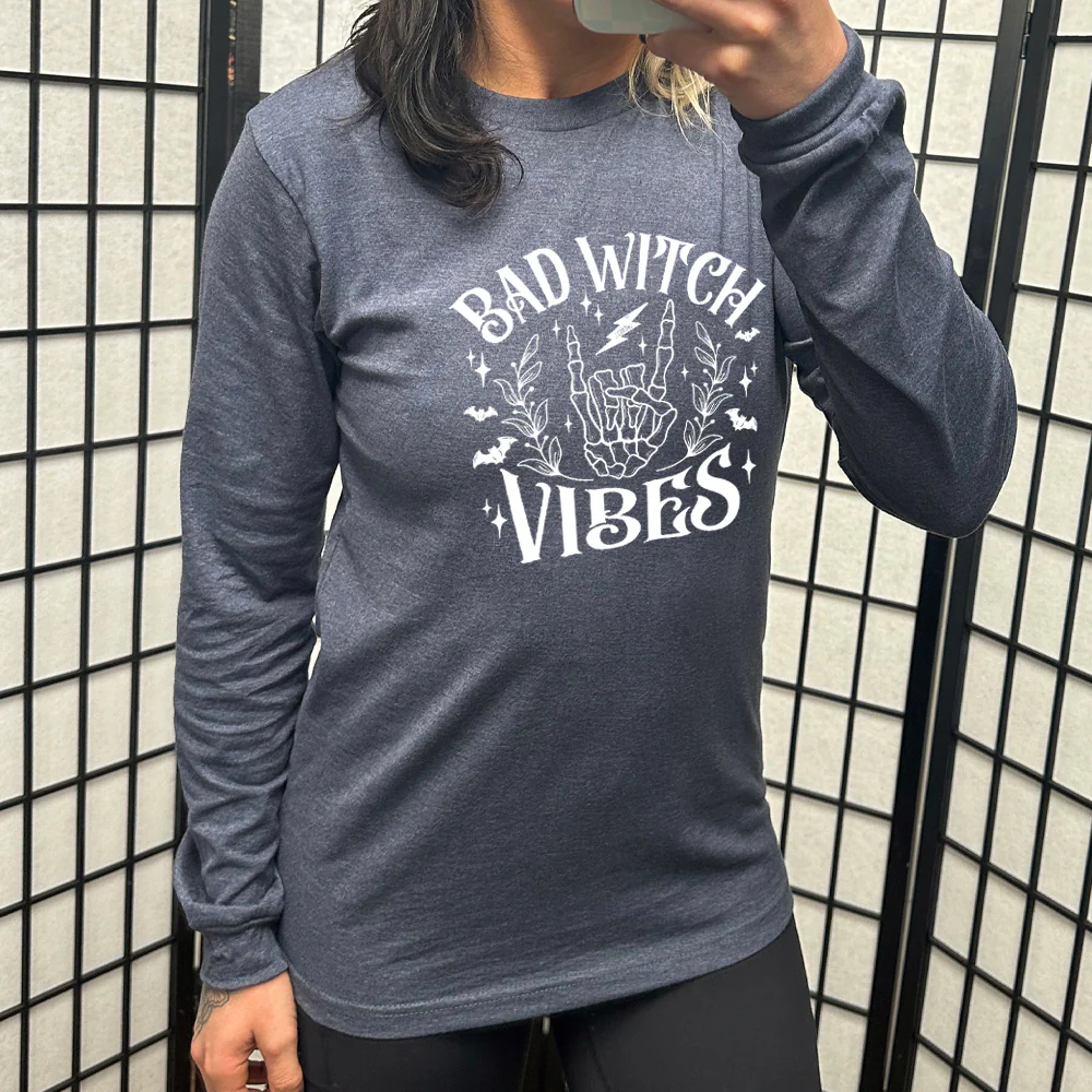 Long Sleeve Tee | Bad Witch Vibes - Image 6