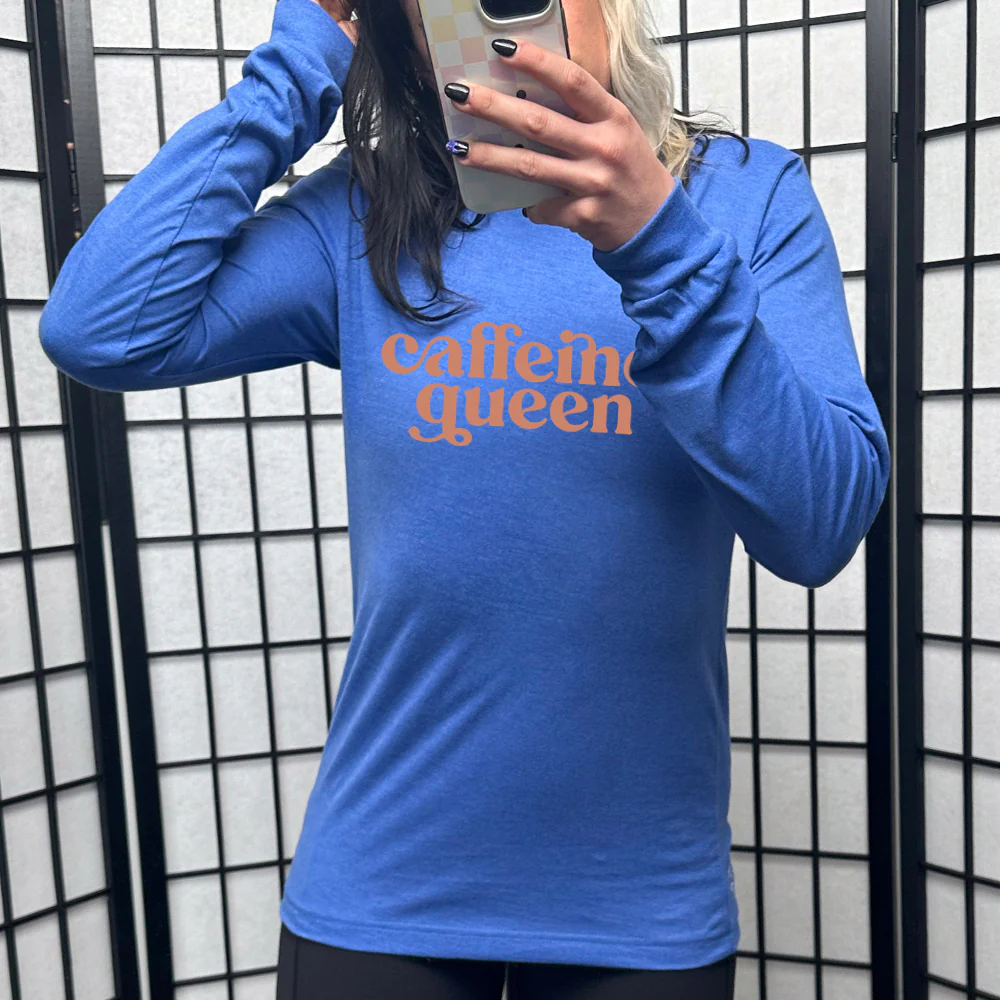 Long Sleeve Tee | Caffeine Queen - Image 3