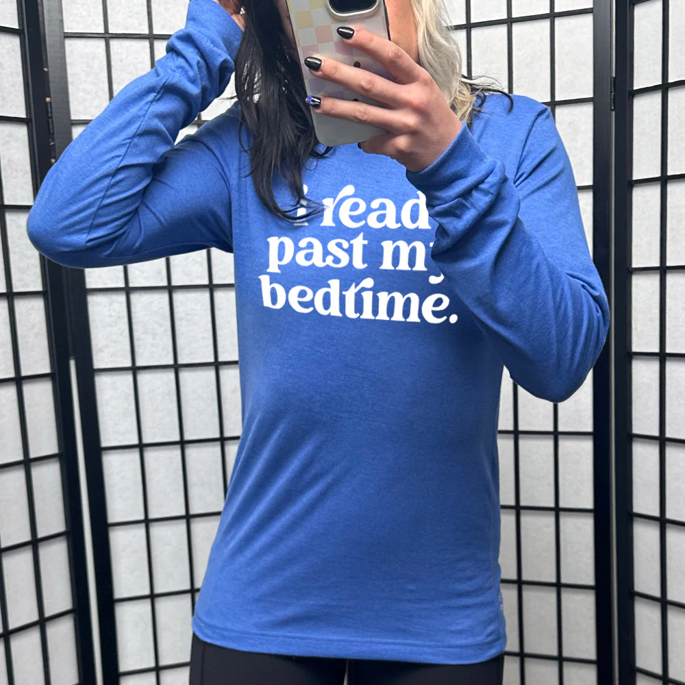 Long Sleeve Tee | I Read Past My Bedtime - Image 3