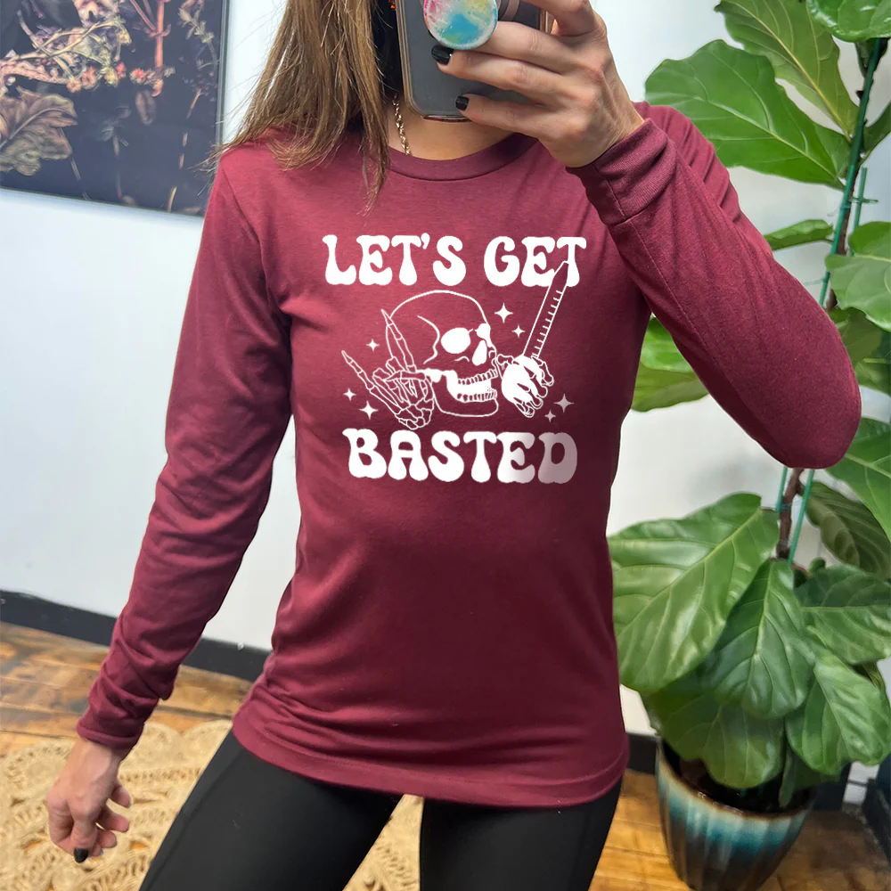 Long Sleeve Tee | Lets Get Basted - Image 2