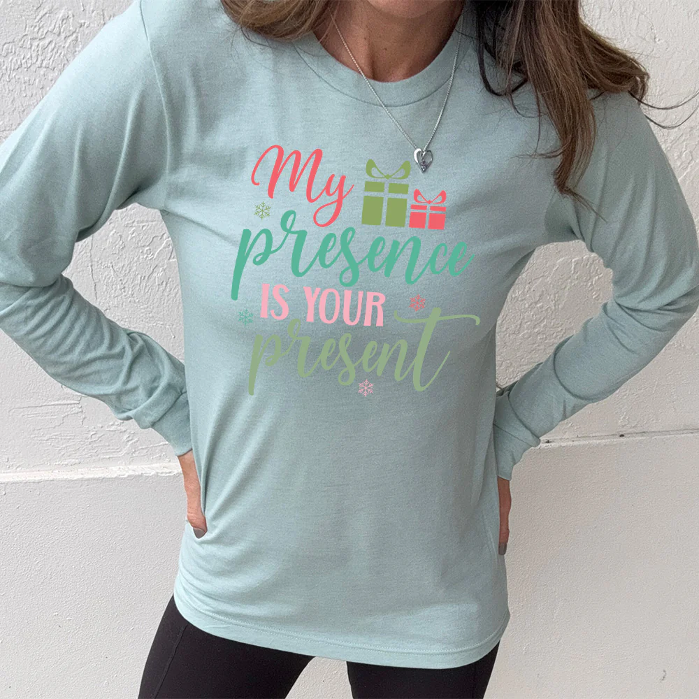 Long Sleeve Tee | My Presence Is Your Present - Image 2