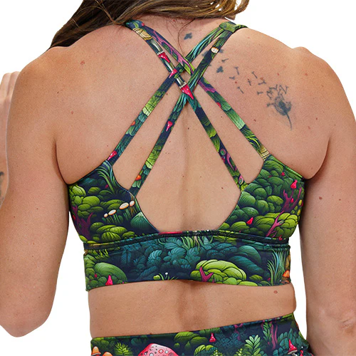 Longline Bra | Enchanted Forest - Image 2