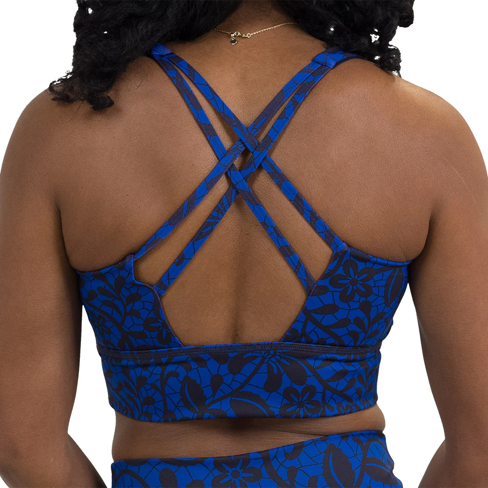 Longline Bra | Midnight Lace - Image 2