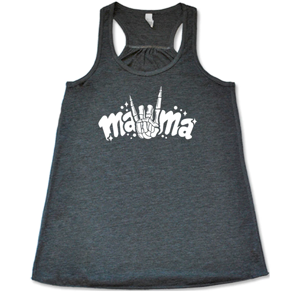 Mama Skeleton Horns Shirt - Image 2