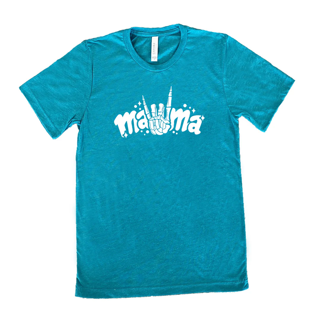 Mama Skeleton Horns Shirt Unisex - Image 11