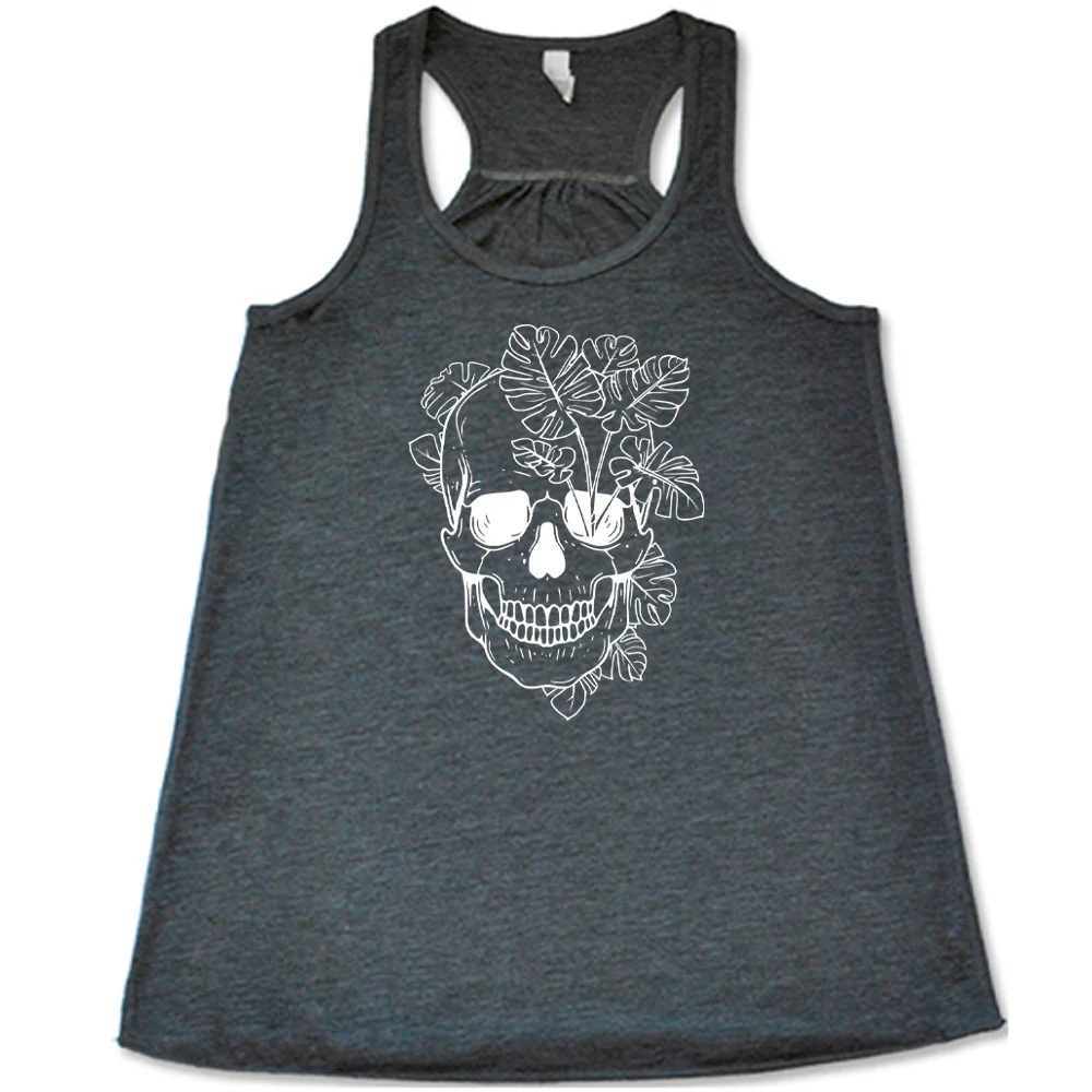Monstera Plant Skull Shirt - Image 2