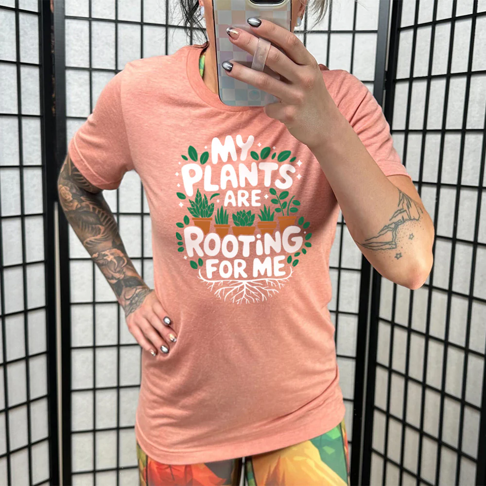 My Plants Are Rooting For Me Shirt Unisex - Image 10