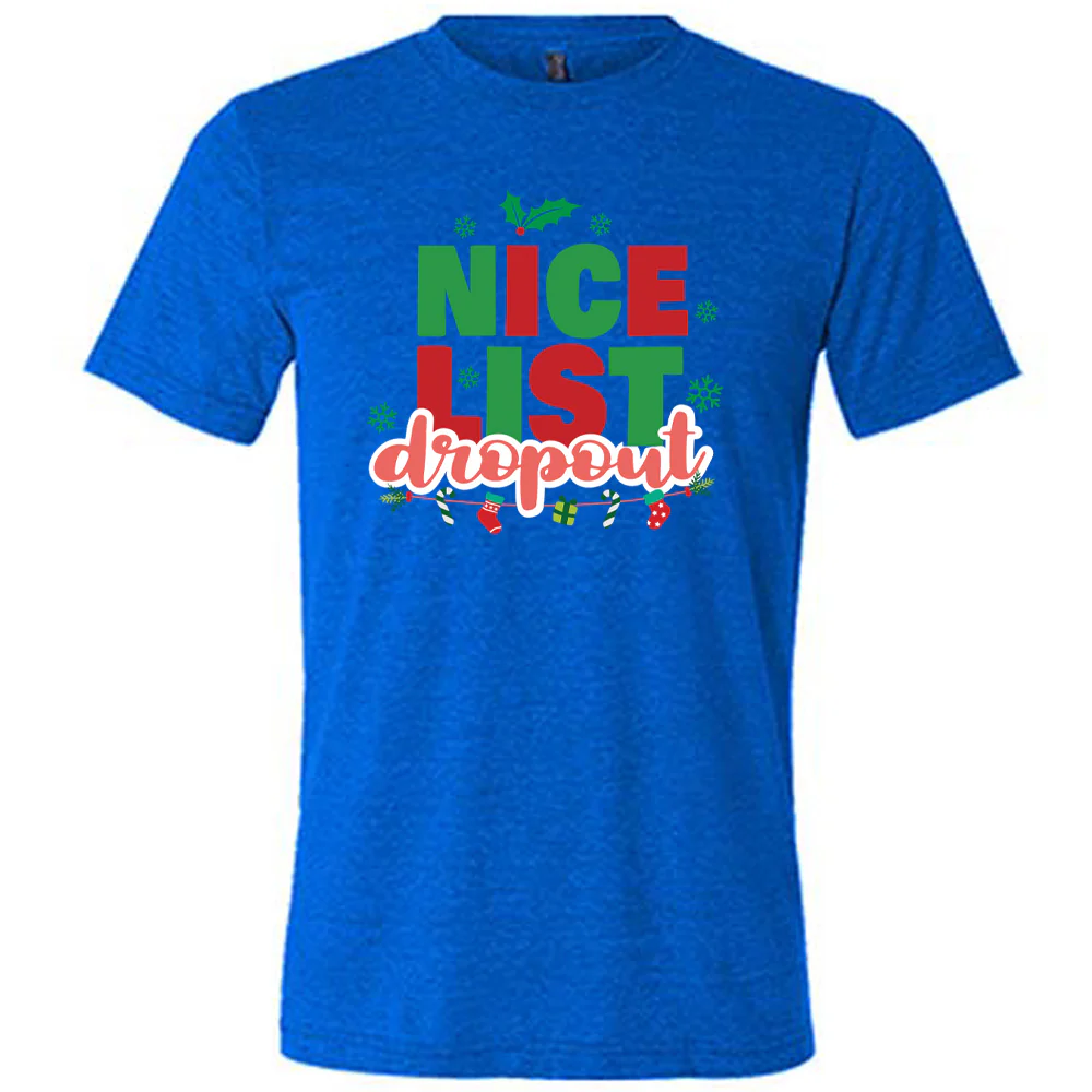 Nice List Dropout Shirt Unisex - Image 3