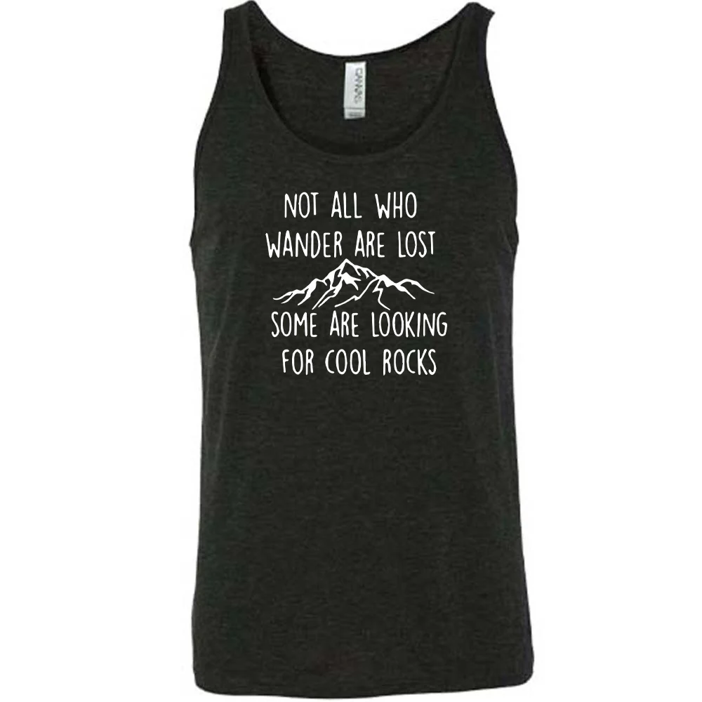 Not All Who Wander Are Lost Some Are Looking For Cool Rocks Shirt Unisex - Image 2