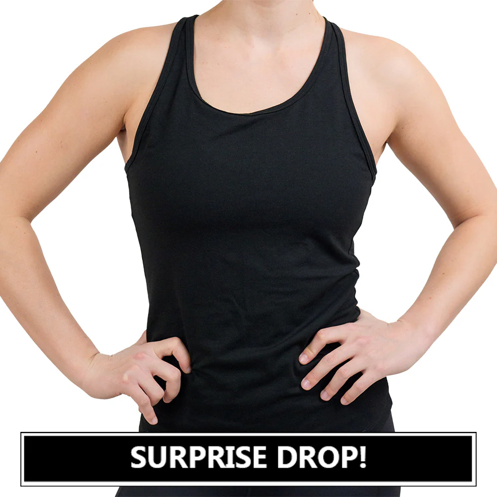 Open Back Tank | Black