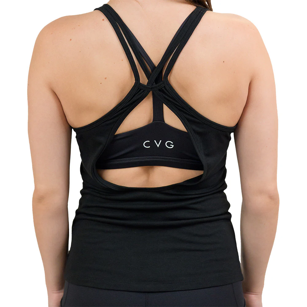 Open Back Tank | Black - Image 2