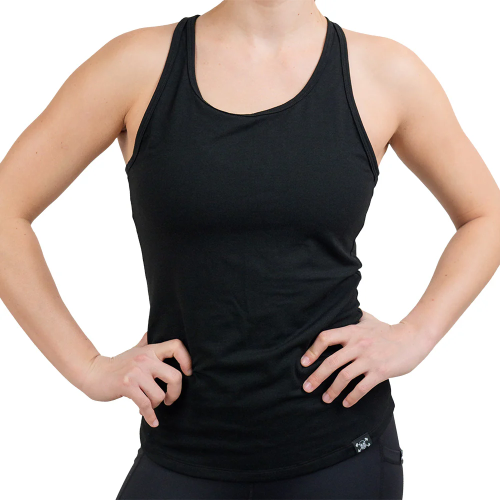Open Back Tank | Black - Image 5