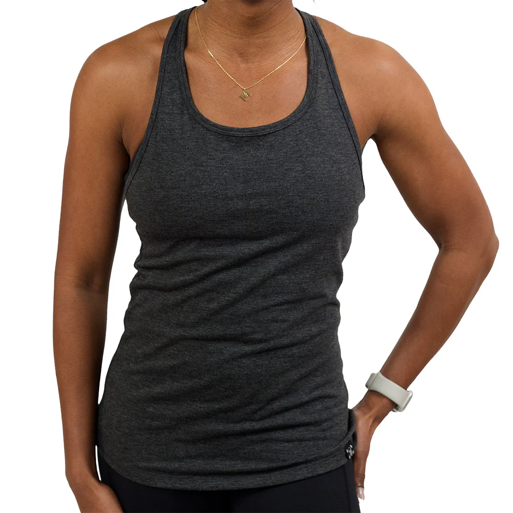 Open Back Tank | Grey - Image 3