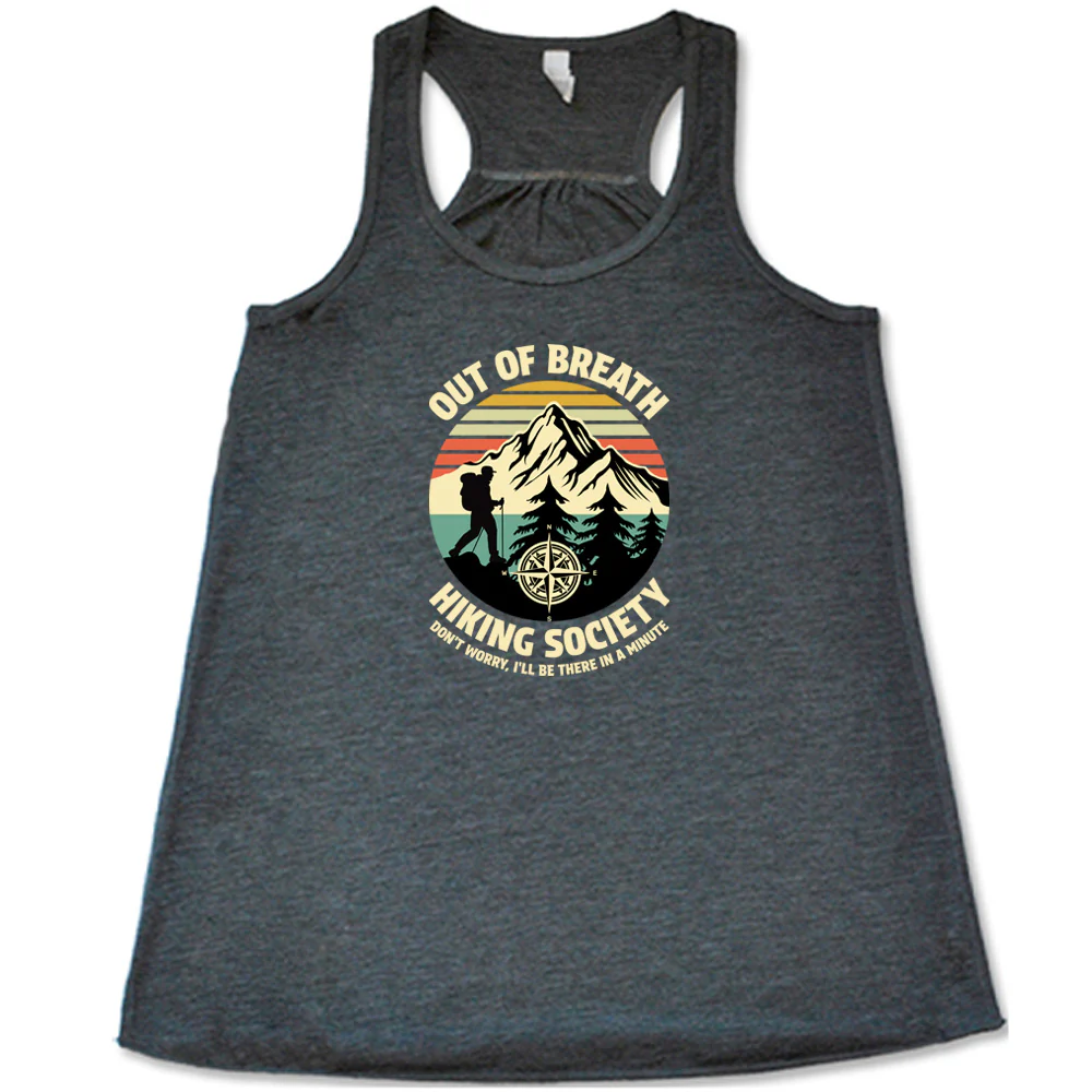 Out Of Breath Hiking Society Shirt - Image 5