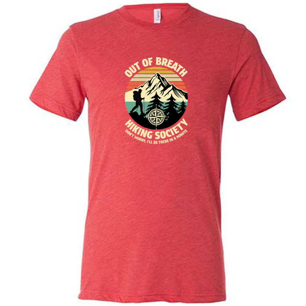 Out Of Breath Hiking Society Shirt Unisex - Image 7