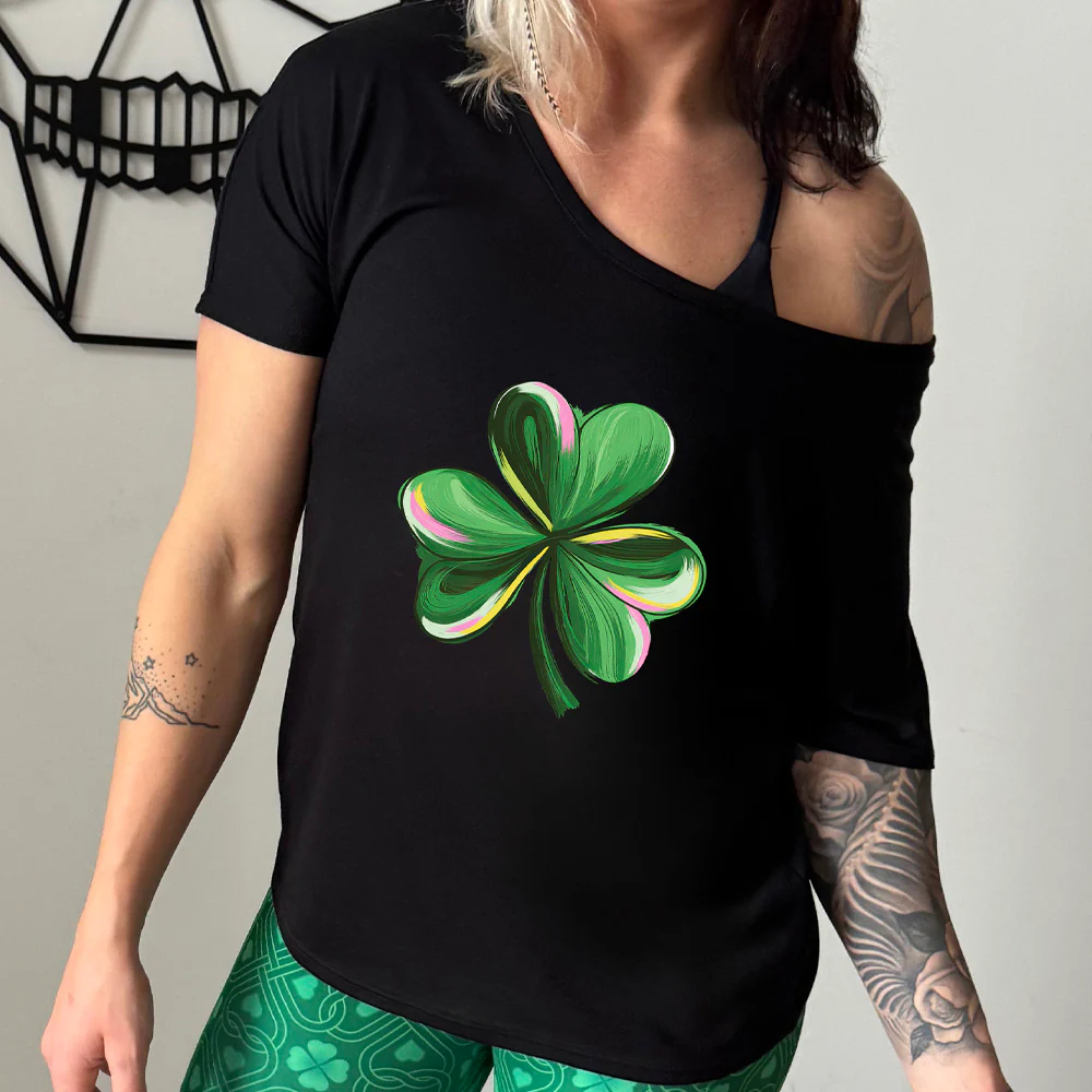 Painted Shamrock | Slouchy Tee