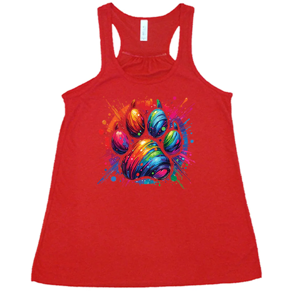 Paw Rainbow Paint Shirt - Image 3
