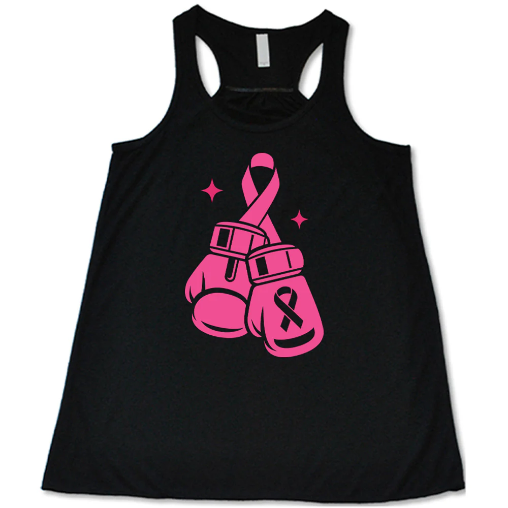 Pink Ribbon Boxing Gloves Shirt - Image 2