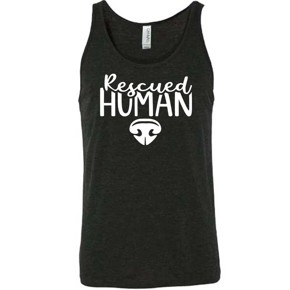 Rescued Human Shirt Unisex - Image 2