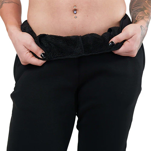 Rest Day Sweatpants | Fleece Lined | Black - Image 4