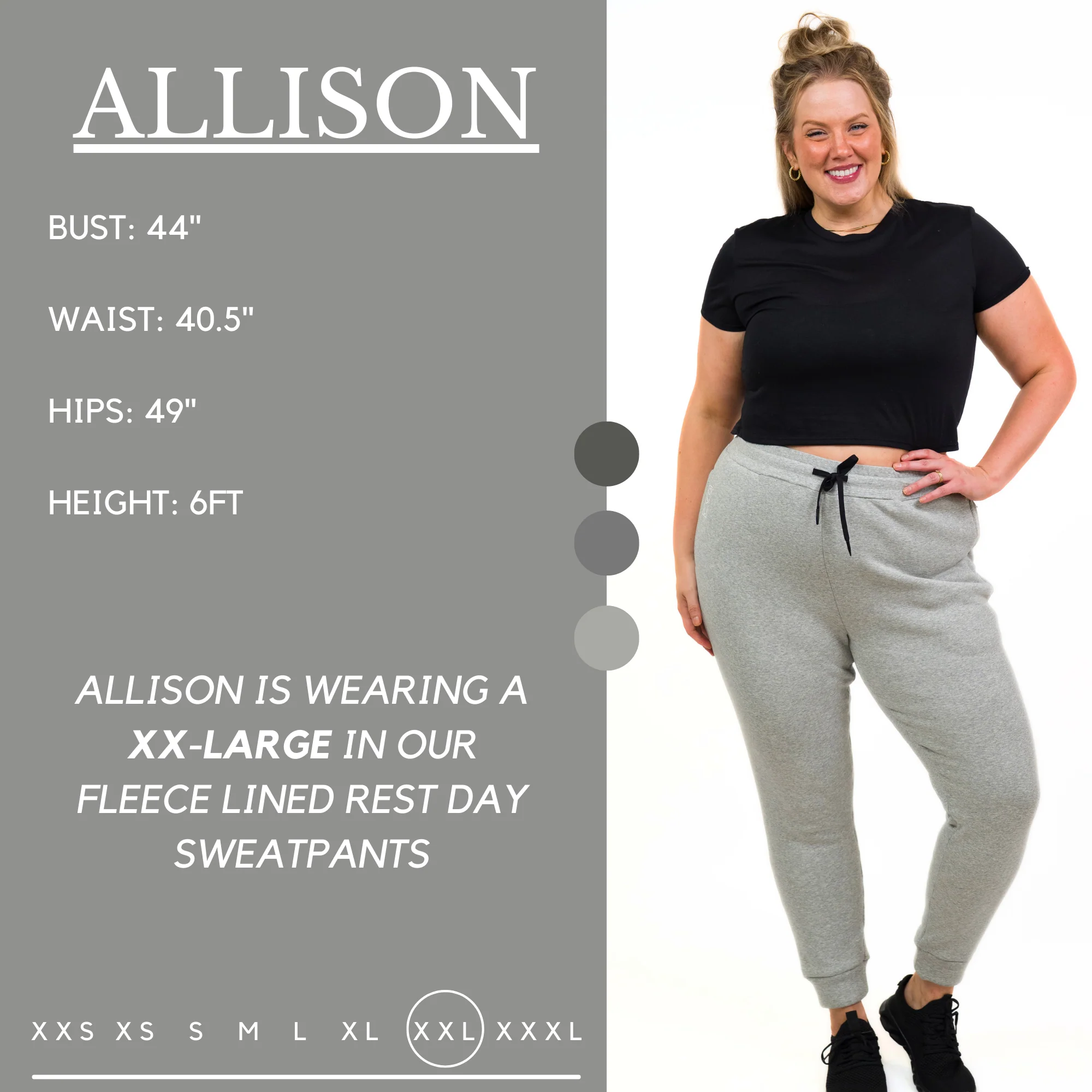 Rest Day Sweatpants | Fleece Lined | Grey - Image 5