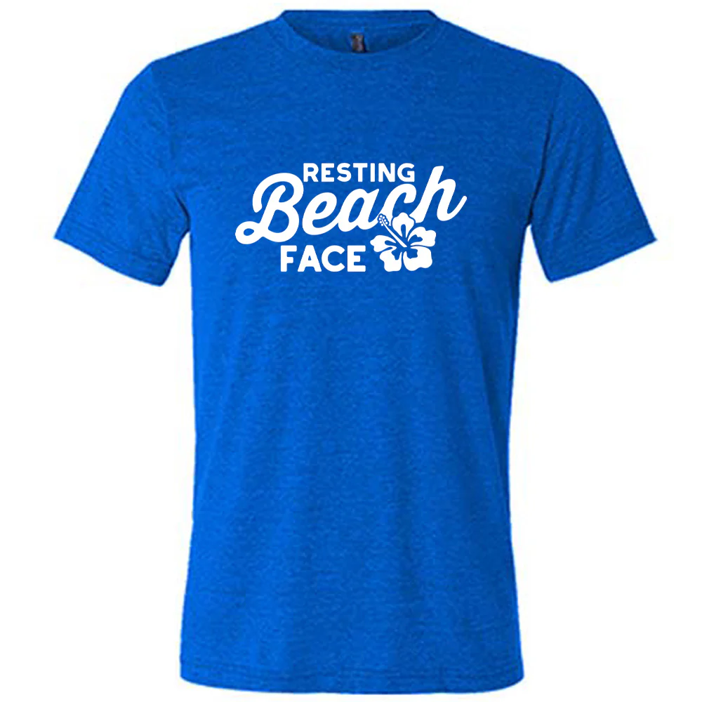 Resting Beach Face Shirt Unisex - Image 3