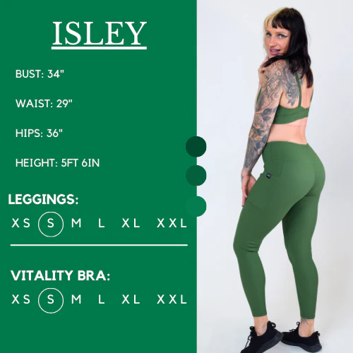 Ribbed Leggings | Hunter Green - Image 4
