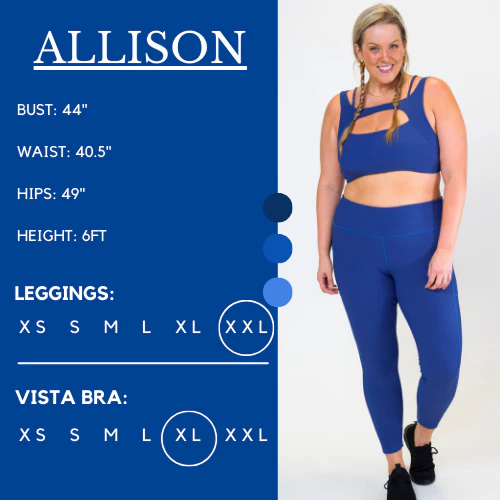 Ribbed Leggings | Navy - Image 4