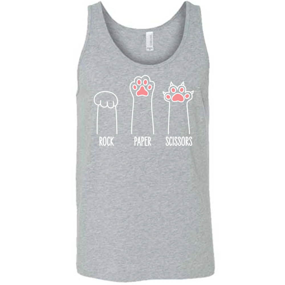 Rock Paper Scissors Cat Paws Shirt Unisex - Image 8