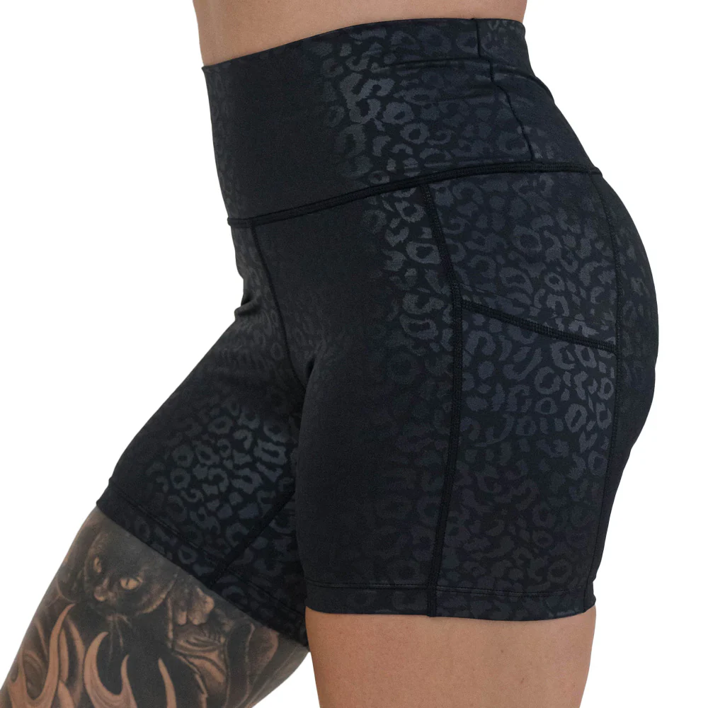 Shorts | Black Leopard - Image 3