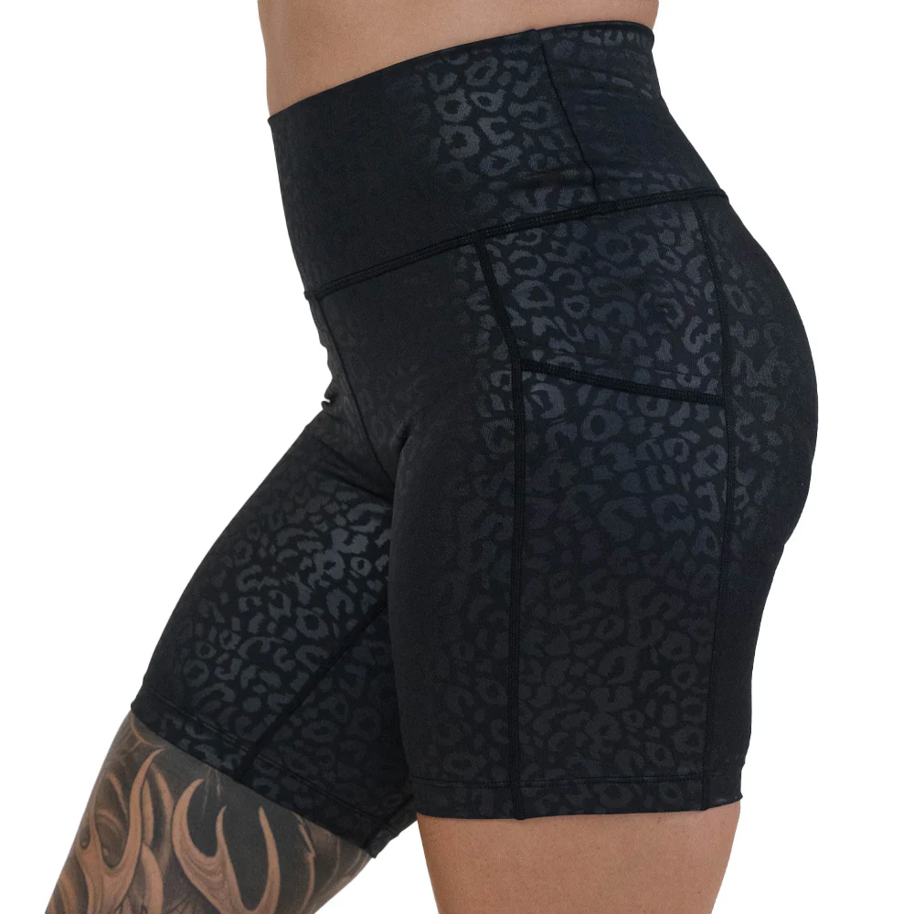 Shorts | Black Leopard - Image 4