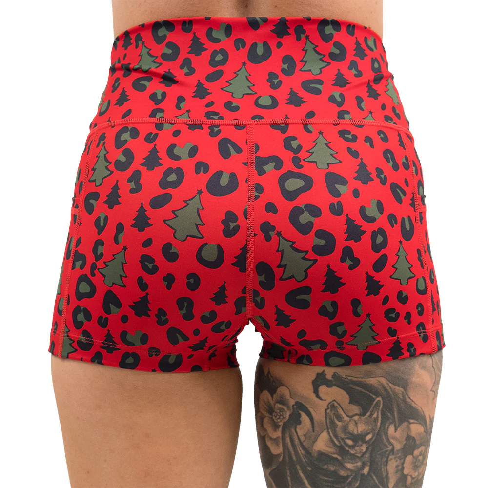 Shorts | Christmas Leopard - Image 3