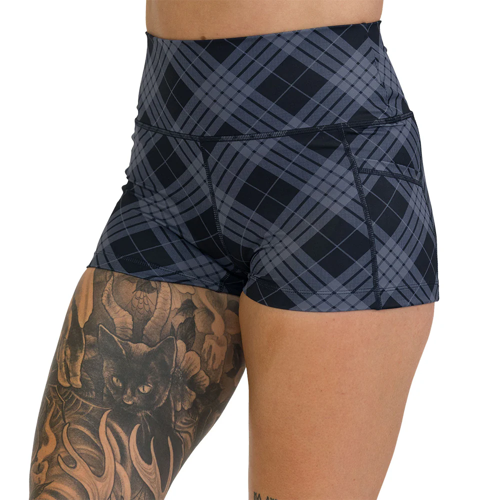 Shorts | Monochrome Plaid - Image 9