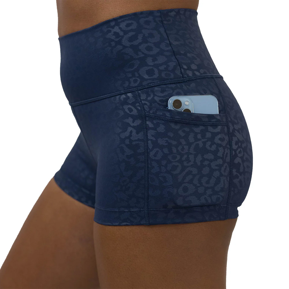 Shorts | Navy Leopard - Image 2