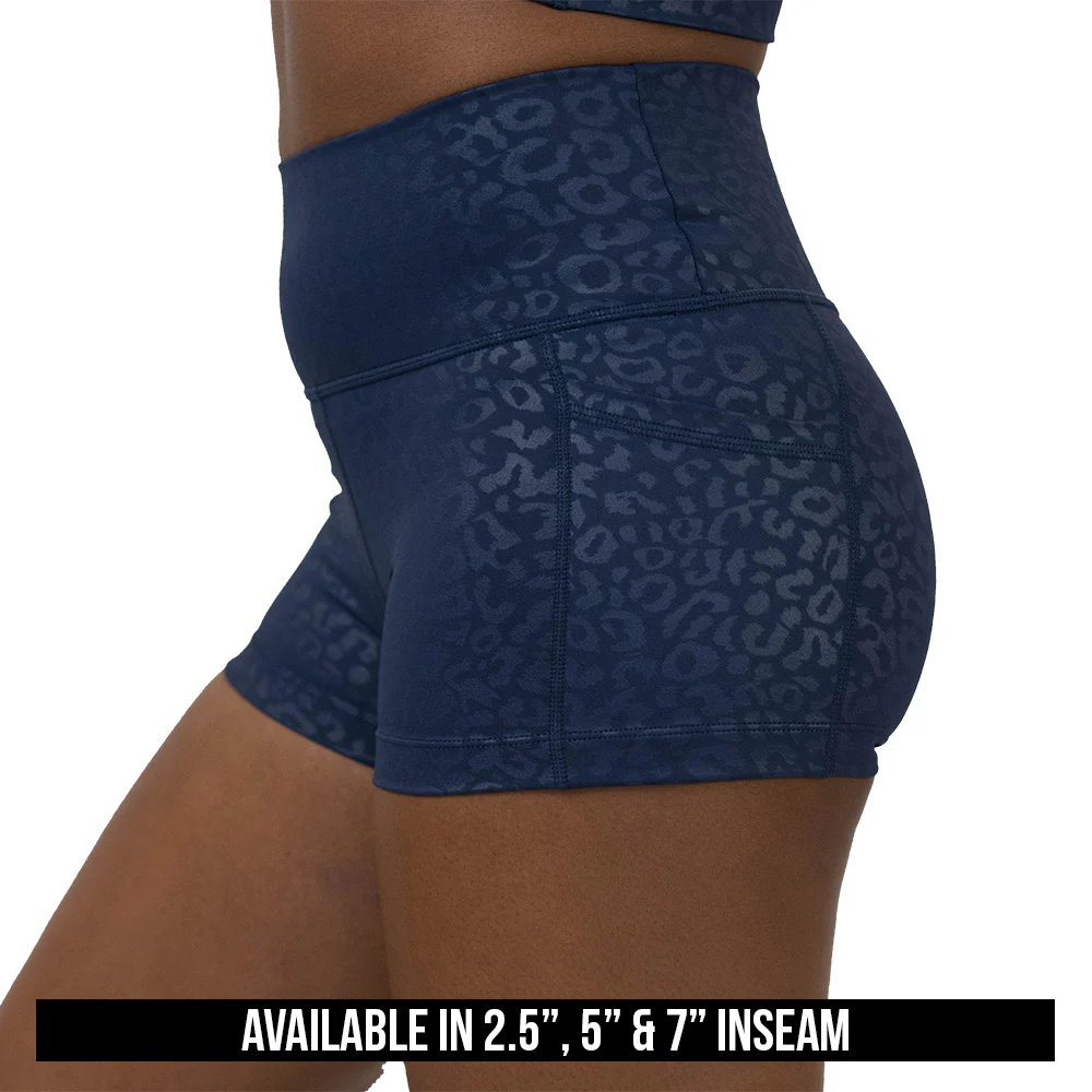 Shorts | Navy Leopard - Image 3