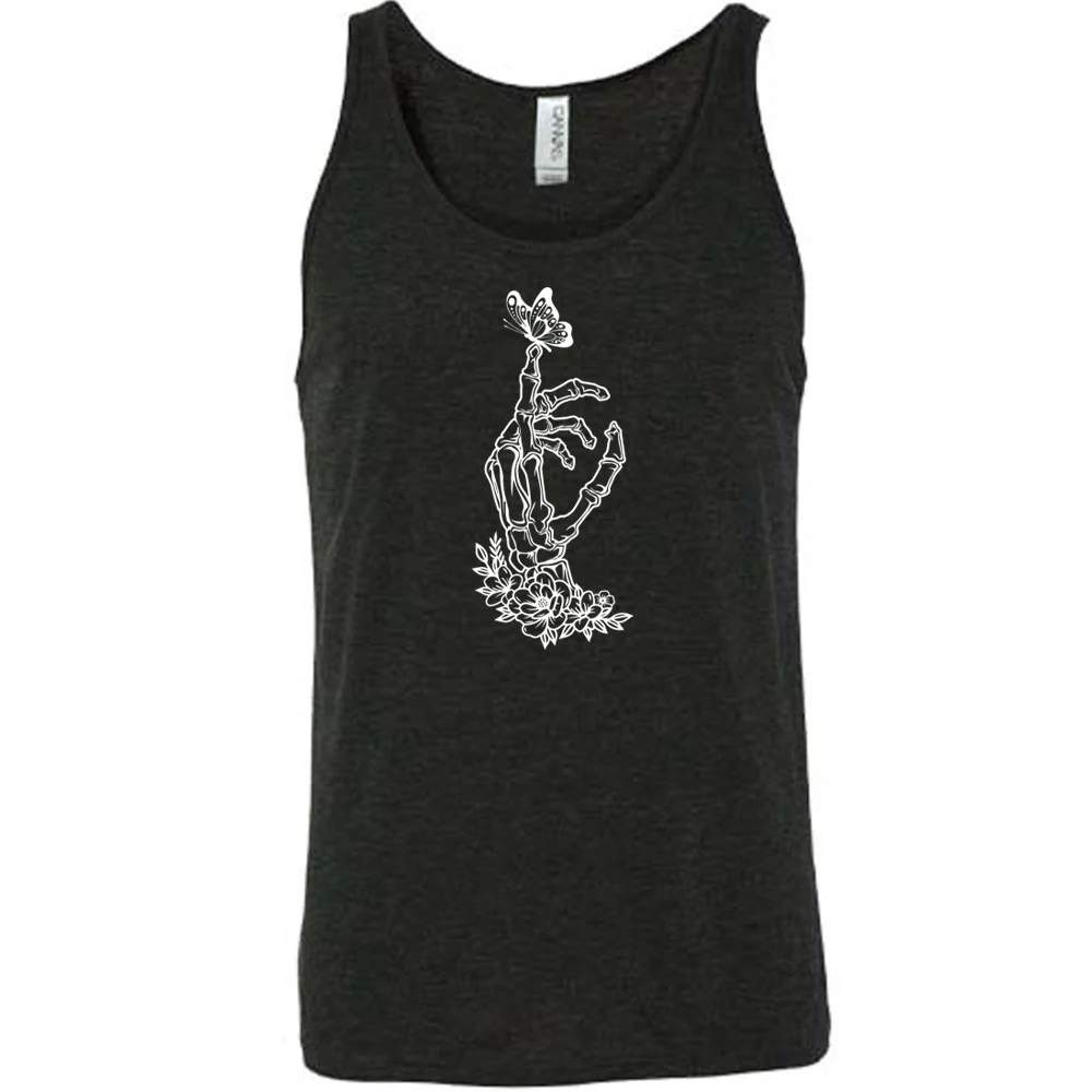 Skeleton Hand Butterfly Shirt Unisex - Image 2