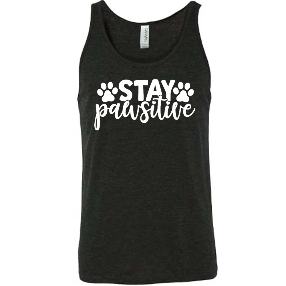 Stay Pawsitive Shirt Unisex - Image 2