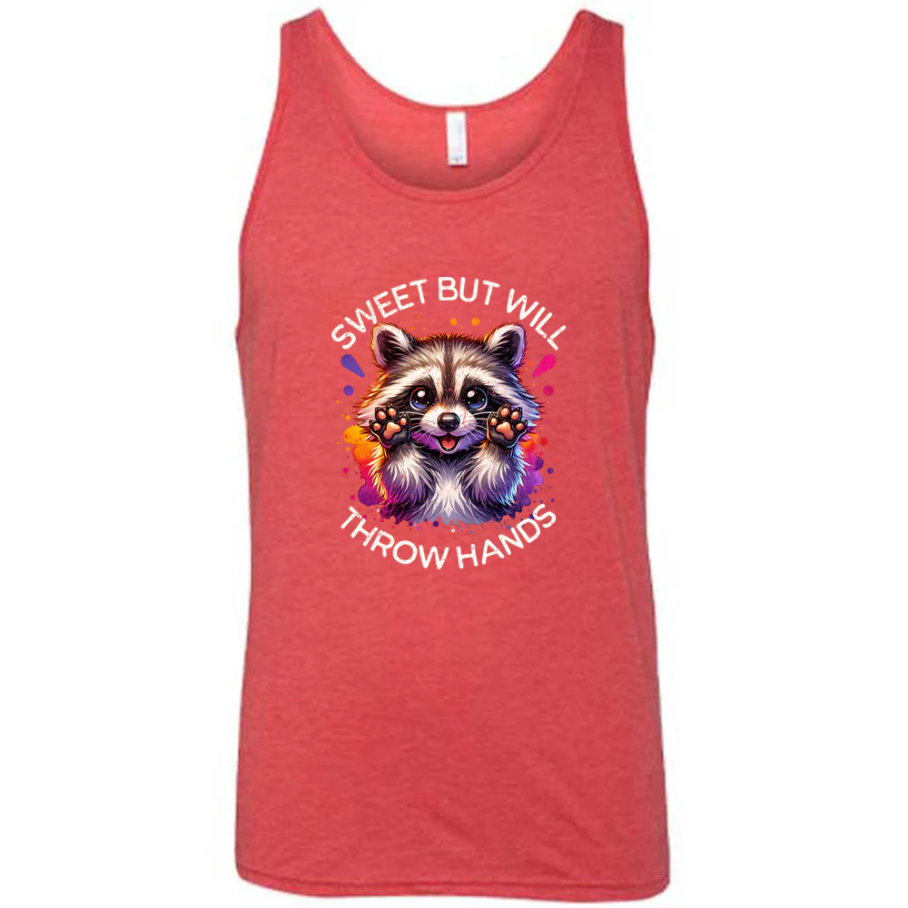 Sweet But Will Throw Hands Shirt Unisex - Image 9
