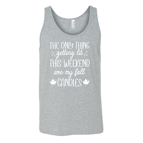 The Only Thing Getting Lit This Weekend Are My Fall Candles Shirt Unisex - Image 2