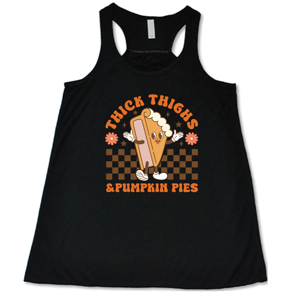 Thick Thighs & Pumpkin Pies Shirt - Image 2