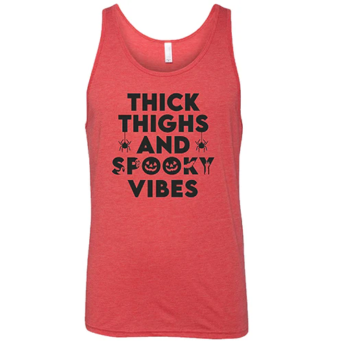 Thick Thighs & Spooky Vibes Shirt Unisex - Image 2