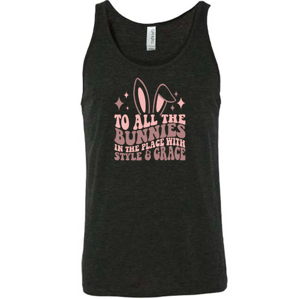 To All The Bunnies in the Place with Style and Grace Shirt Unisex - Image 3