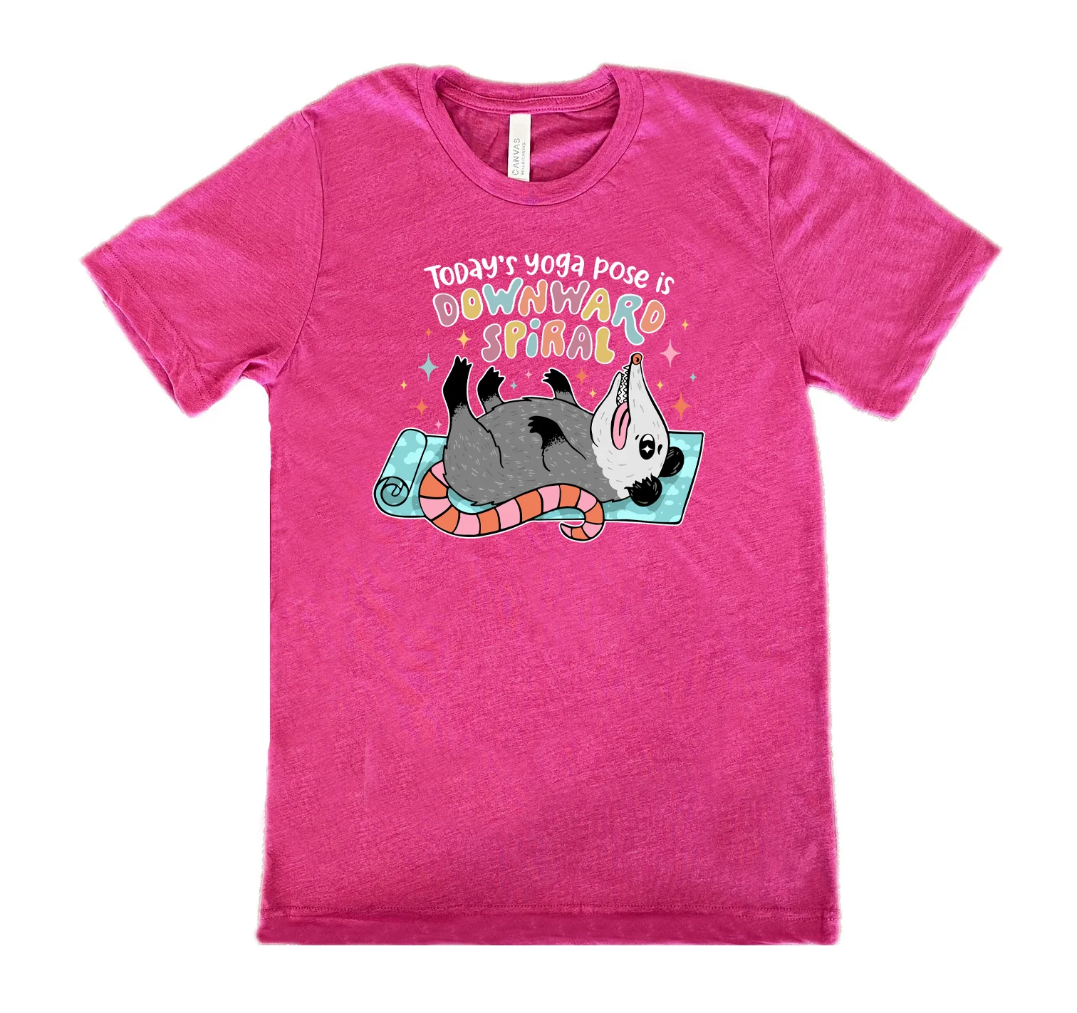 Today's Yoga Pose Is Downward Spiral Shirt Unisex - Image 9